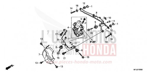 FRONT POWER UNIT (CBR600RA) CBR600RAC de 2012